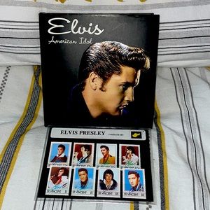 Elvis America Idol book/St Vincent stamp collection